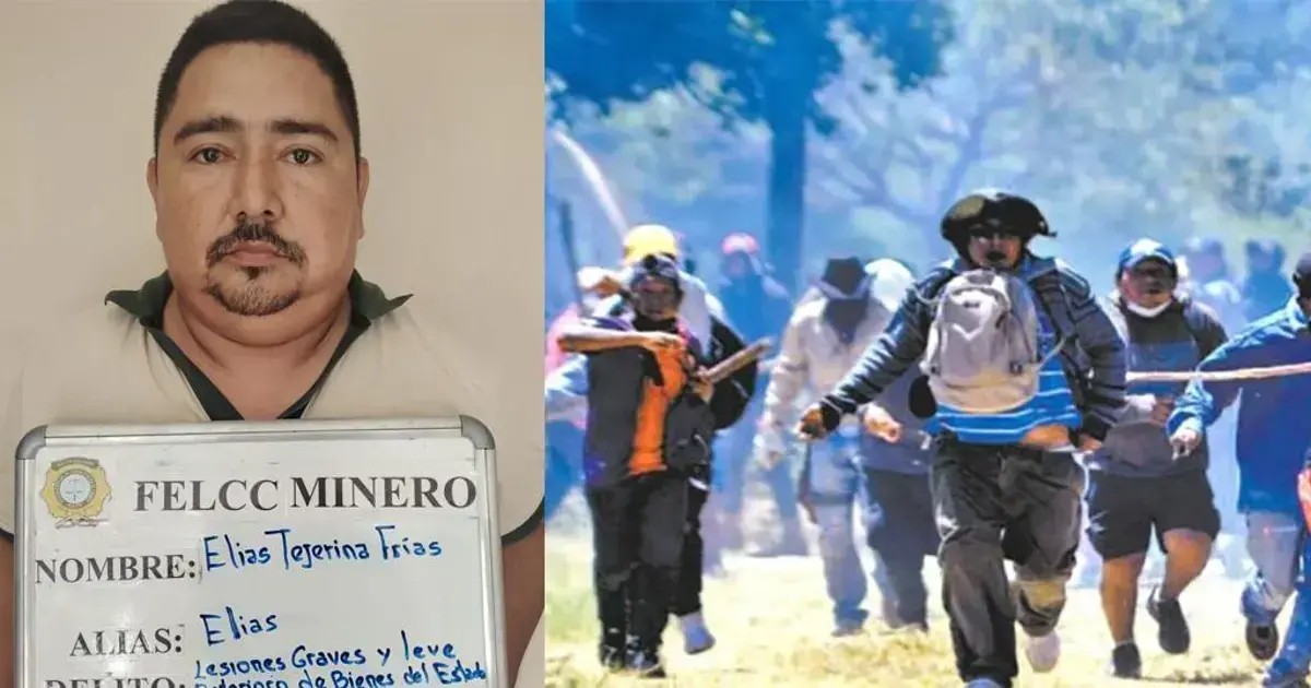 Elías Tejerina Frías, hombre aprehendido por liderar avasallamientos.