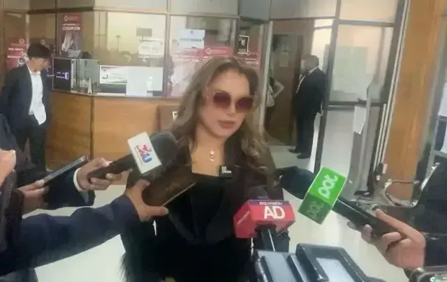 La vicepresidenta del Tribunal Supremo Electoral, Ximena Camacho.