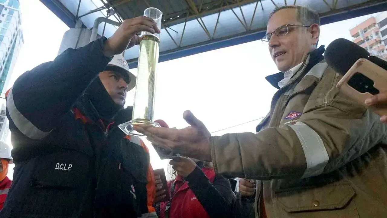 El presidente de Yacimientos Petrolíferos Fiscales Bolivianos (YPFB), Yussef Akly.