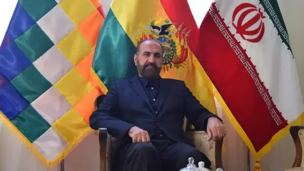 Embajador de Irán en Bolivia, Bahram Shahabeddin.