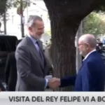 El Rey Felipe VI inicia su agenda oficial en Bolivia con visita a la embajada