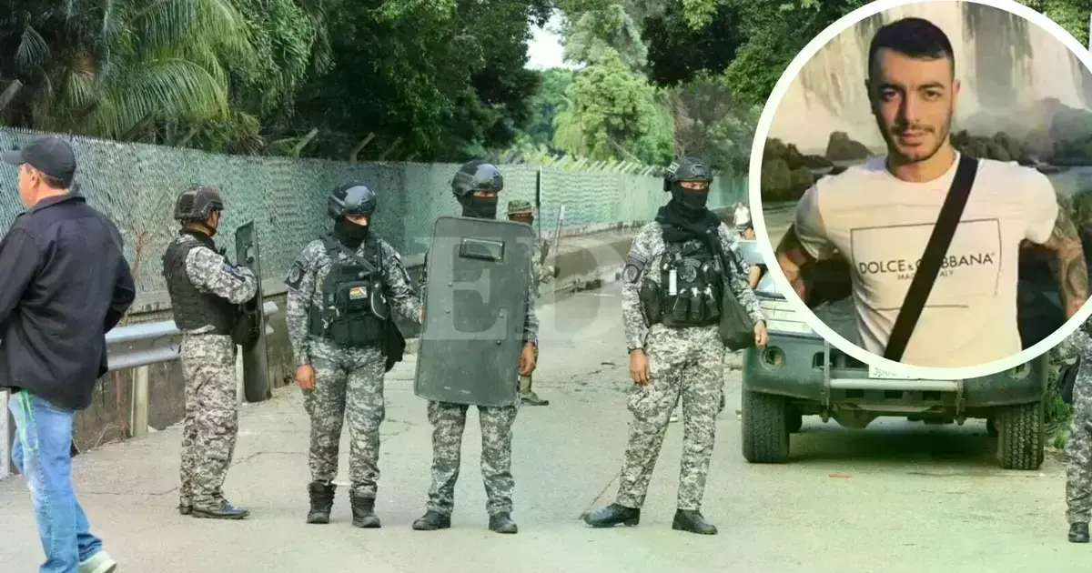 Operativo para la captura de Sebastián Marset en el barrio Las Palmas, en Santa Cruz