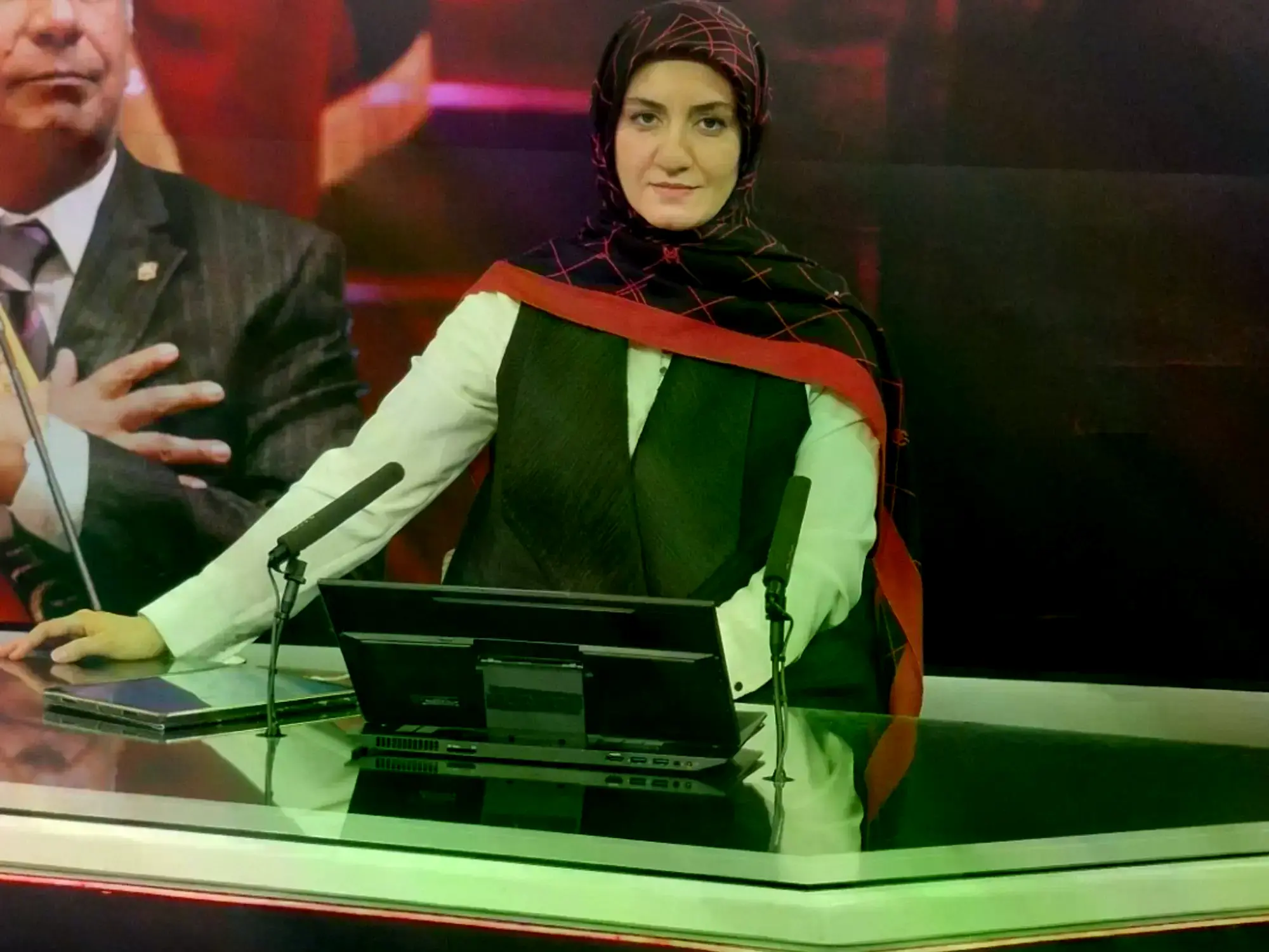 Maryam Saeedi, periodista de HispanTV en Teherán.