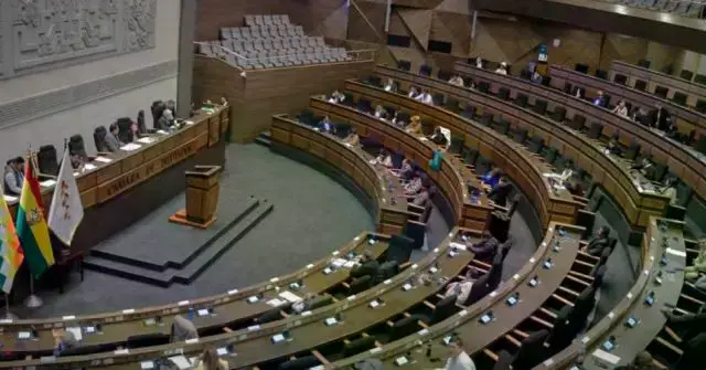 Sesión de este jueves en la Cámara de Diputados.