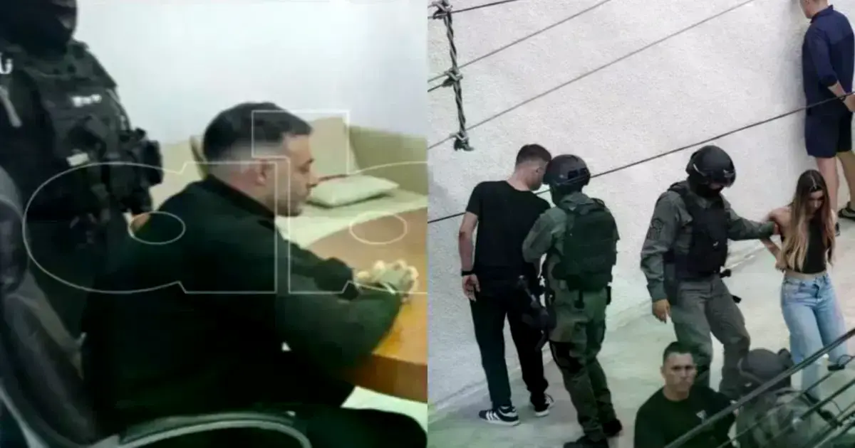 Personas arrestadas en el operativo en barrio Las Palmas