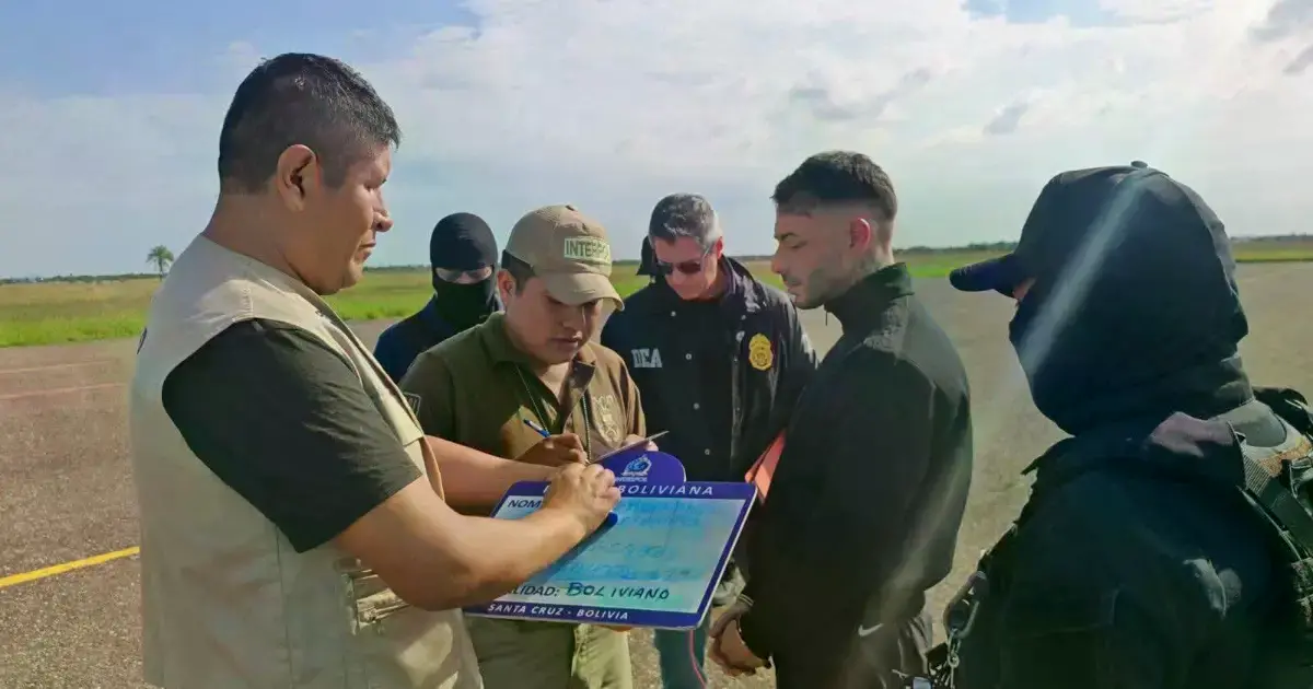 Momento en el que Marset era entregado a la DEA