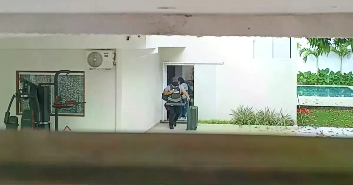 Casa donde fue capturado el narcotraficante uruguayo Sebastián Marset en Santa Cruz.