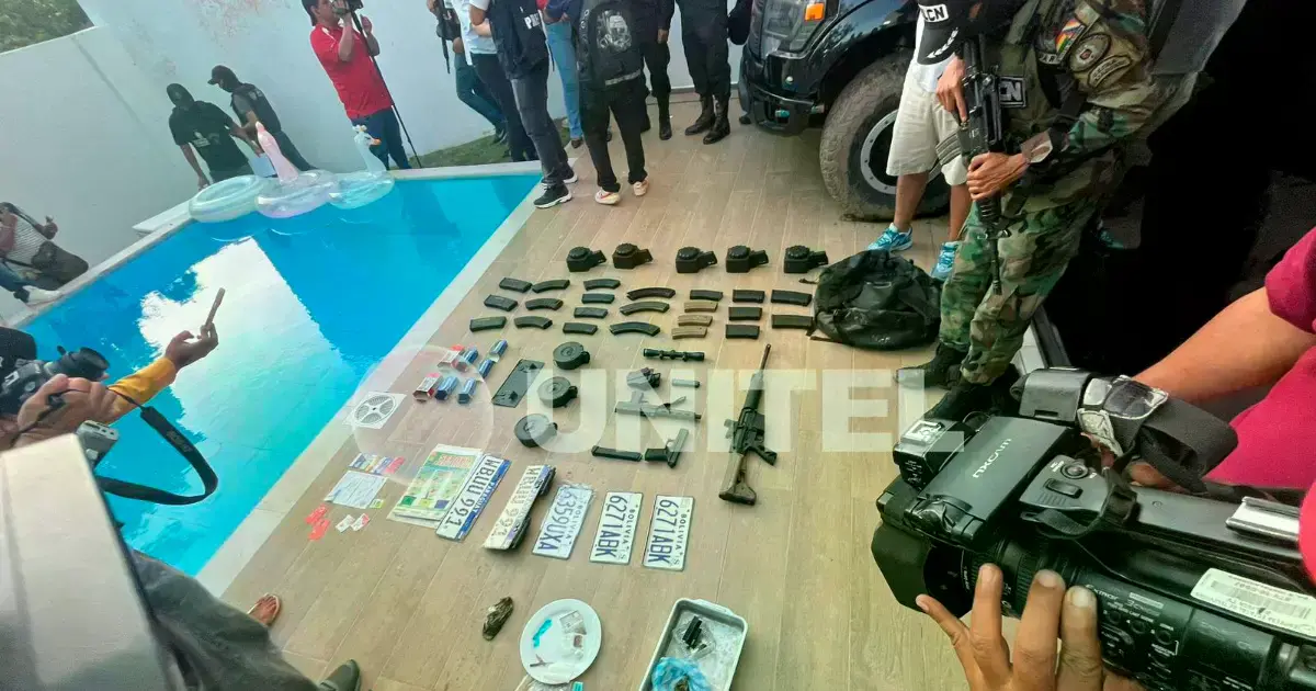 Operativo policial en la zona del Urubó, Santa Cruz.