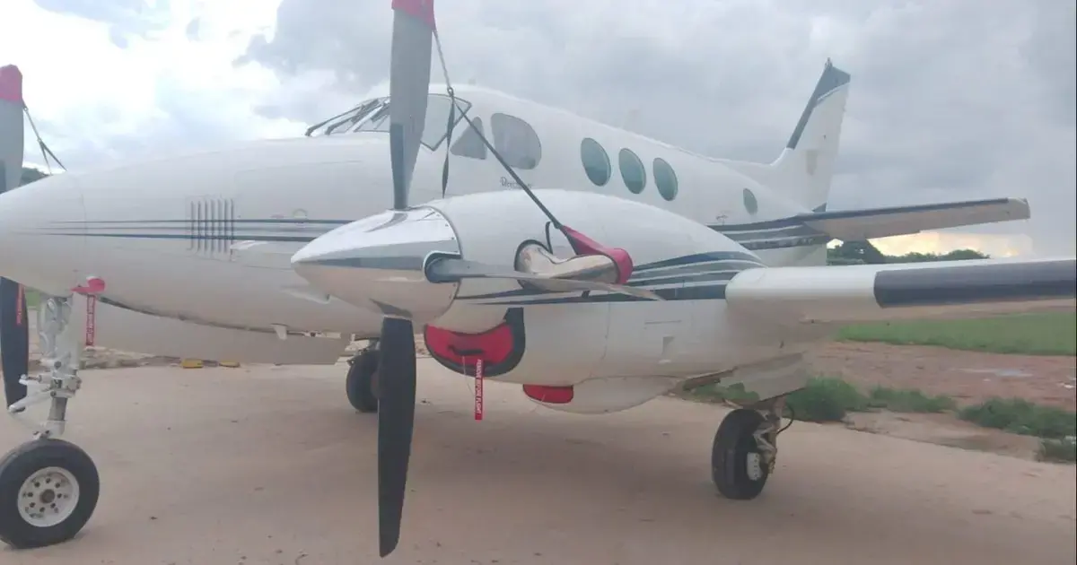 Una de las avionetas incautadas de propiedad de Marset