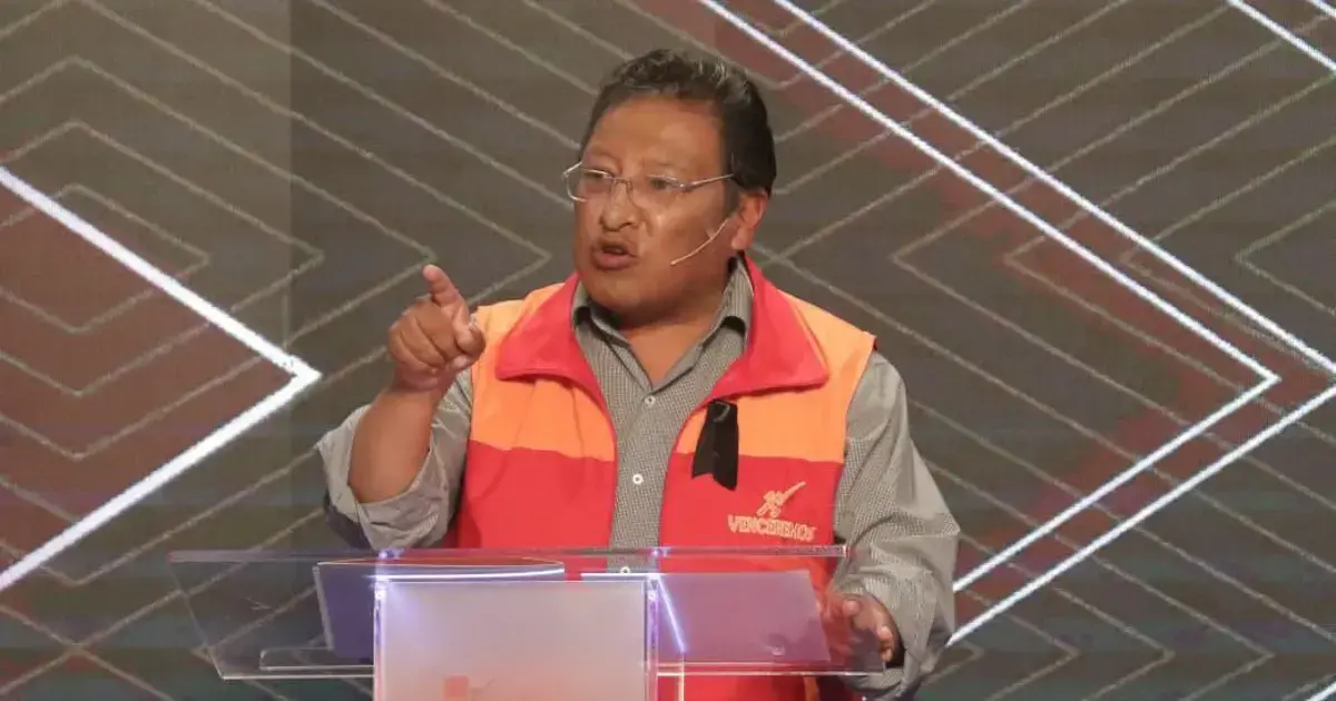 El postulante por la agrupación Venceremos a la Alcaldía de El Alto, Óscar Huanca.