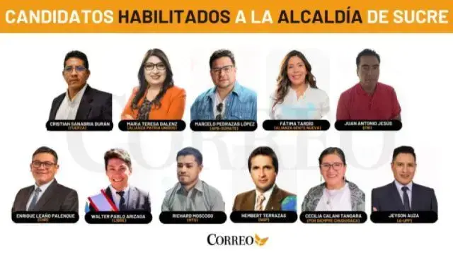 Los candidatos que fueron convocados para el evento de esta tarde.