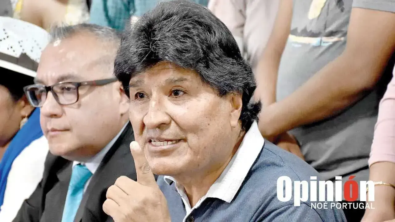 El expresidente Evo Morales (c) en una imagen de archivo.