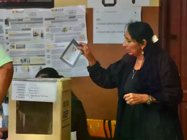 Imagen referencial de las anteriores elecciones en Bolivia.