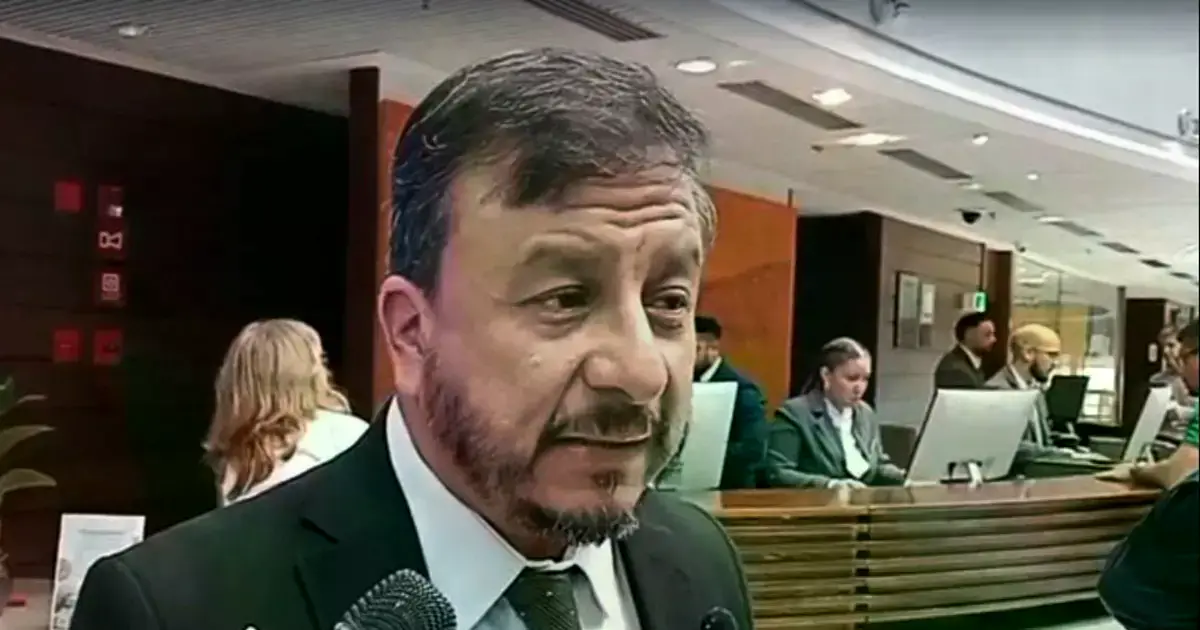 El ministro Mauricio Medinaceli en Brasil.