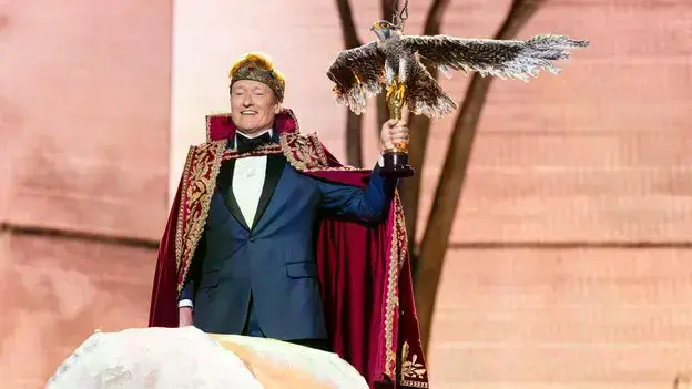 El presentador Conan O'Brien durante la ceremonia de los Oscar 2026.