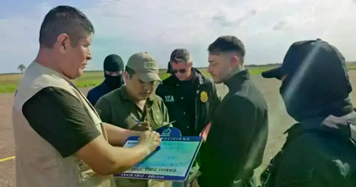 El narco Sebastián Marset antes de su traslado a Estados Unidos.