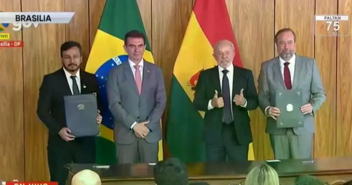 Rodrigo Paz y Luiz Inácio Lula da Silva se reunieron en Brasilia