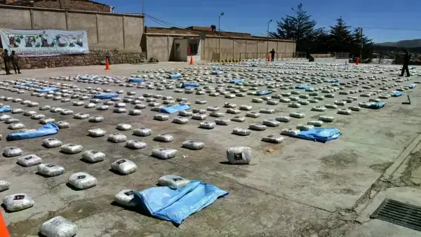 Imagen referencial de operativo antidroga.