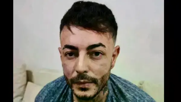 Sebastian Marset, tras ser detenido por la Policía de Bolivia.