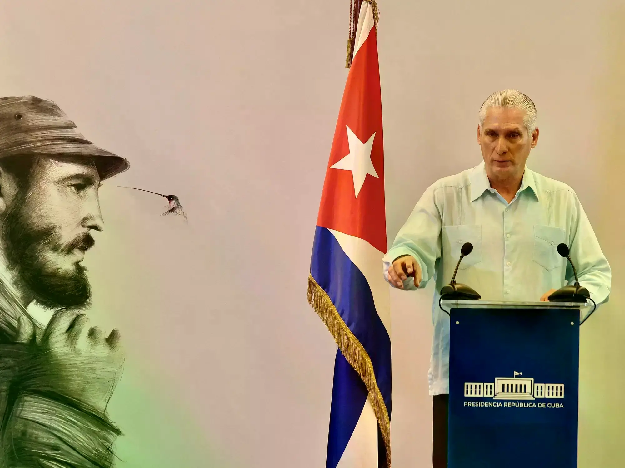 Miguel Díaz Canel, presidente de Cuba.