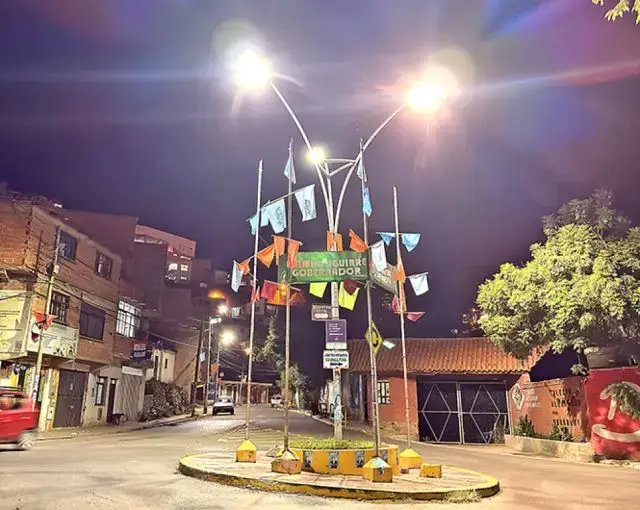 Material electoral en algunos espacios de la ciudad de Sucre.