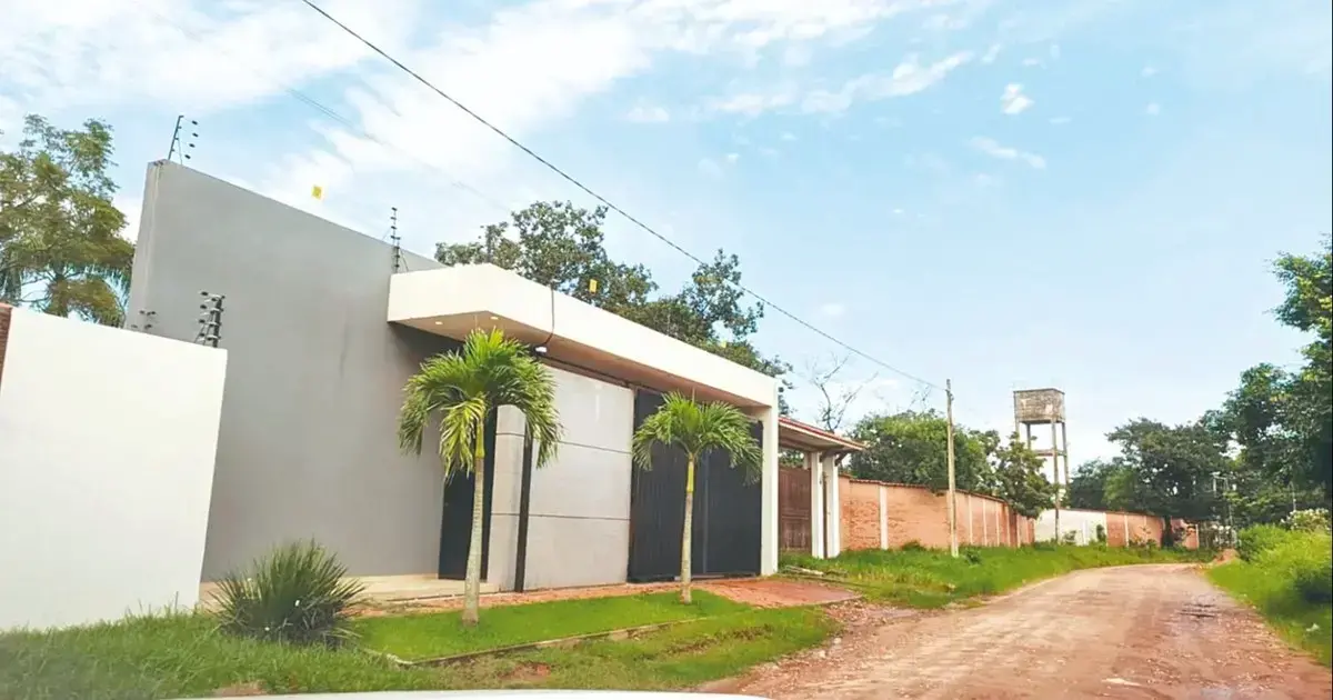 Quinta incautada a la red de Marset en el camino a Porongo, posteriormente devuelta.