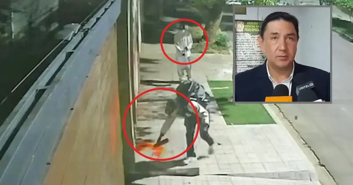 Cámaras de seguridad captaron el momento del hecho