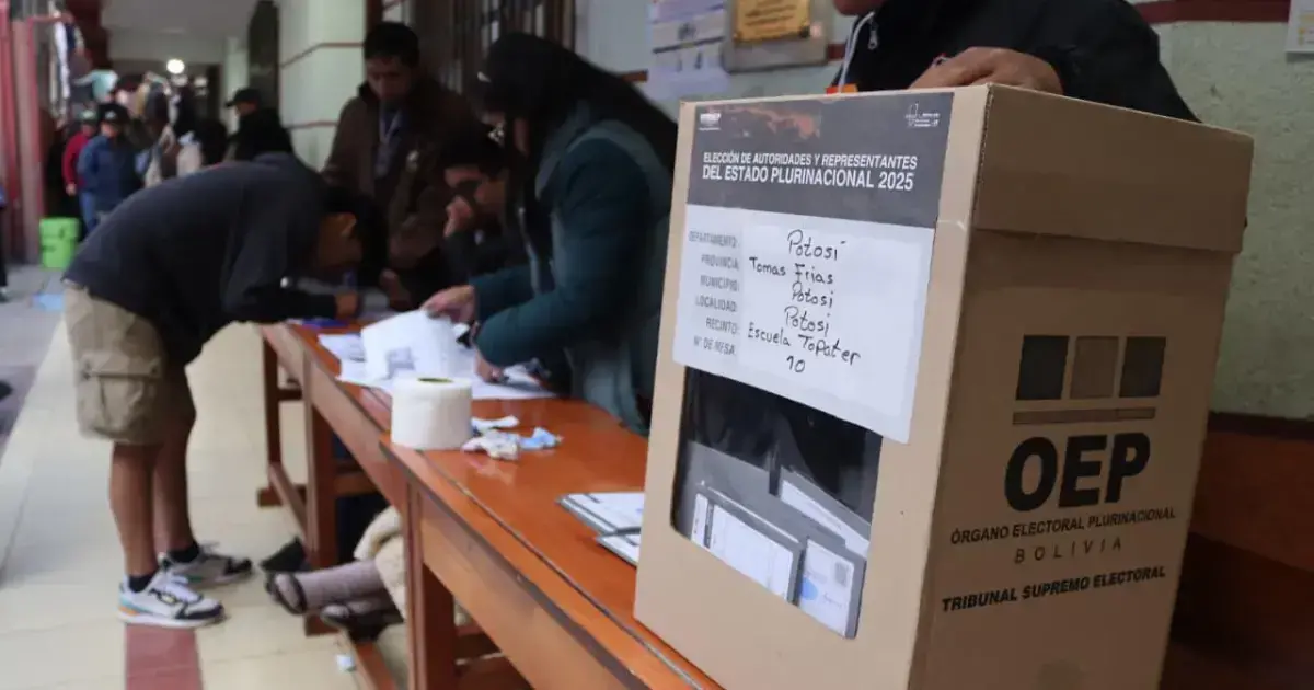 Una imagen de las elecciones presidenciales de 2025.