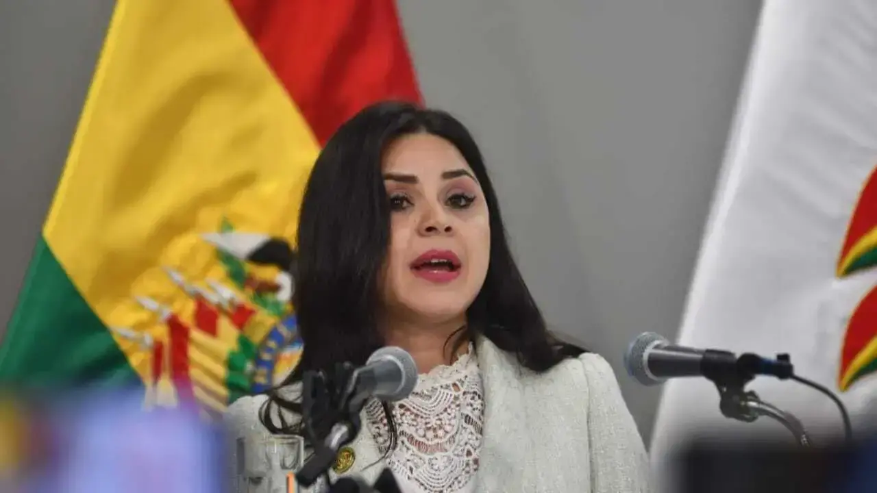 La vocera presidencial, Carla Faval.