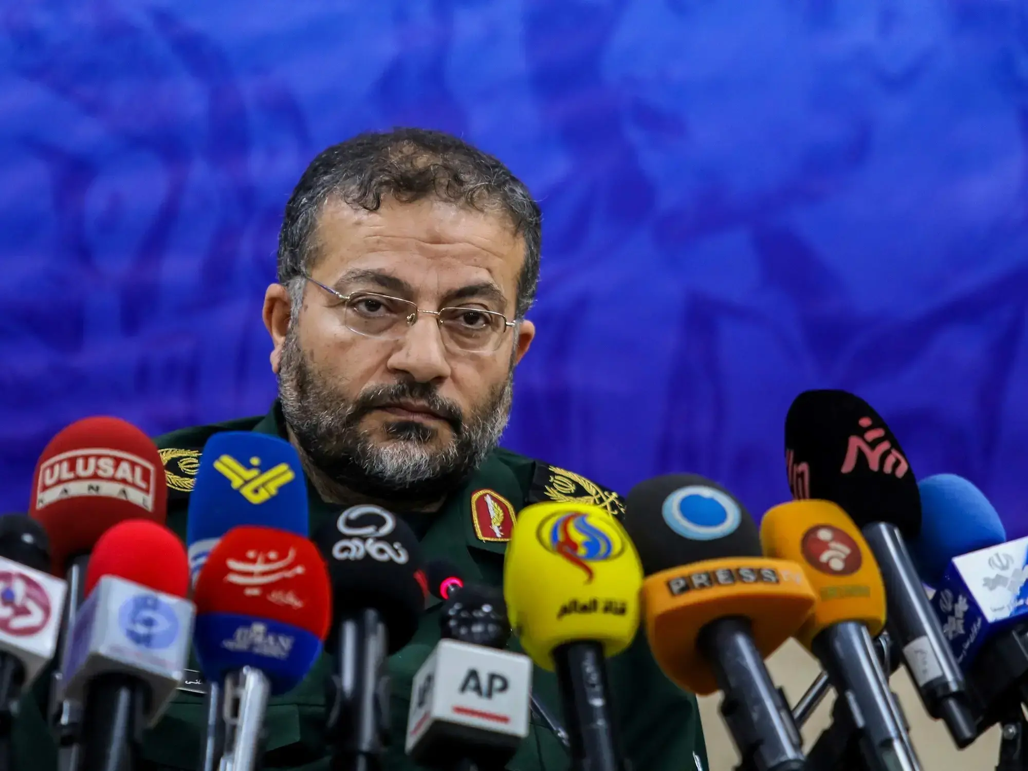 El comandante de la fuerza paramilitar Basij de Irán, el general Gholam Reza Soleimani, en una foto de archivo de 2019.