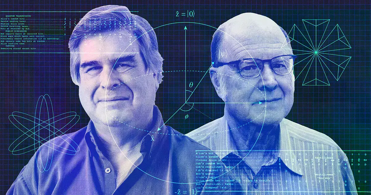 Gilles Brassard (izquierda) y Charles Bennett fueron de los primeros en vincular la física cuántica con la teoría de la infor