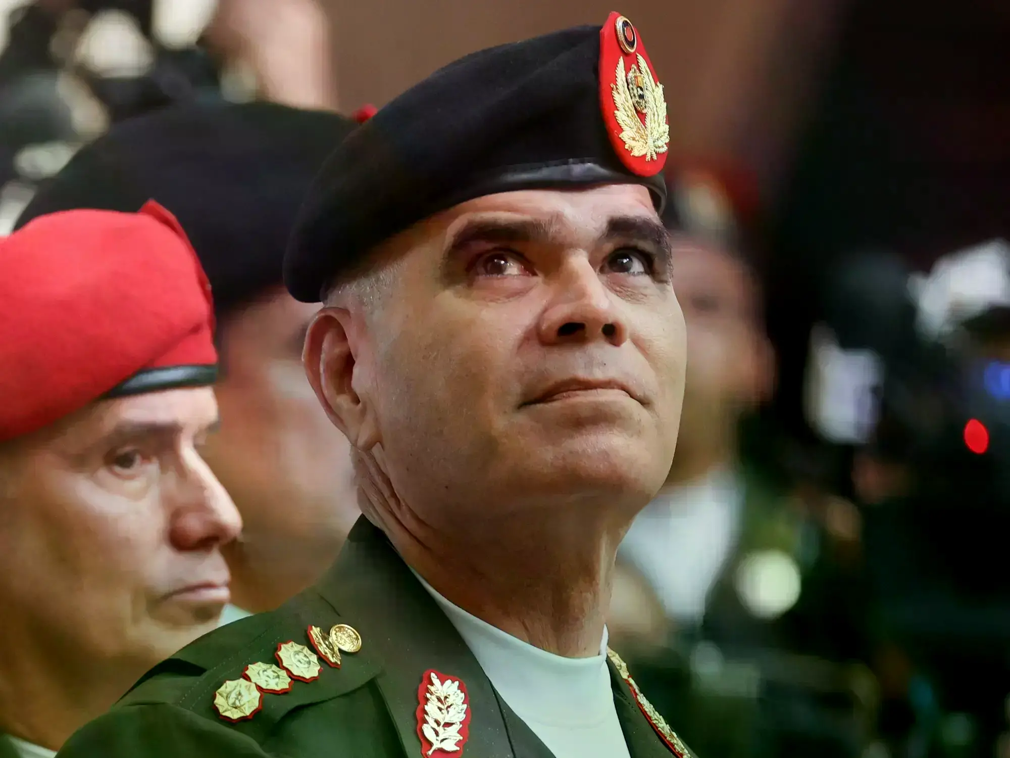 El ministro de Defensa de Venezuela, Vladimir Padrino López, en Caracas (Venezuela).