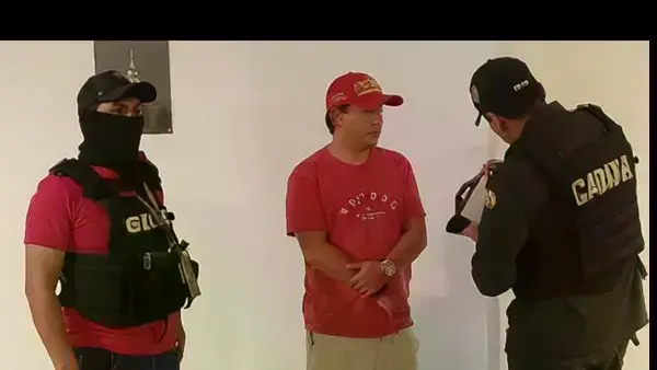 Luis Marcelo Arce Mosqueira detenido.