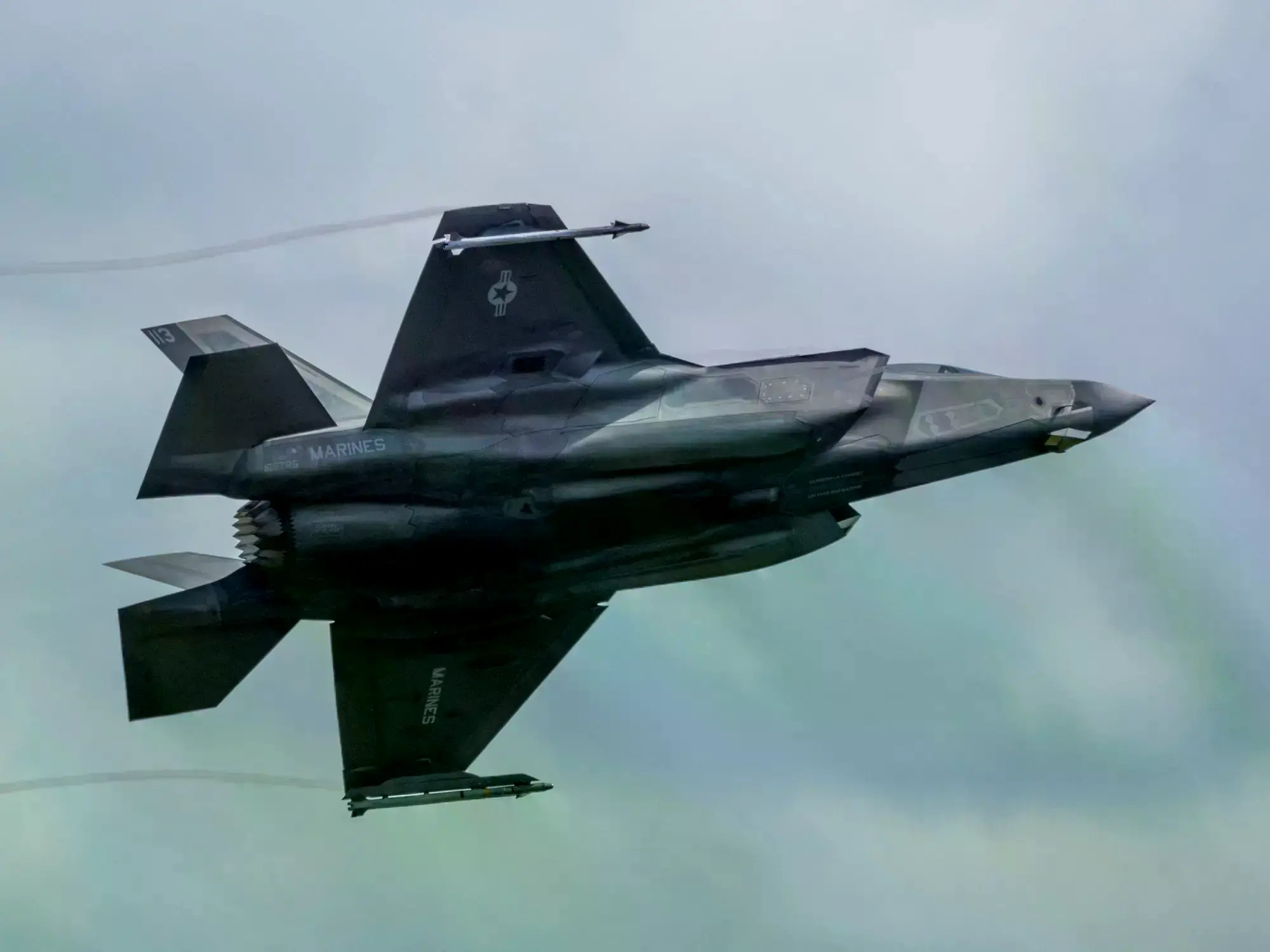 Un avión de combate F-35B, en una imagen de archivo.