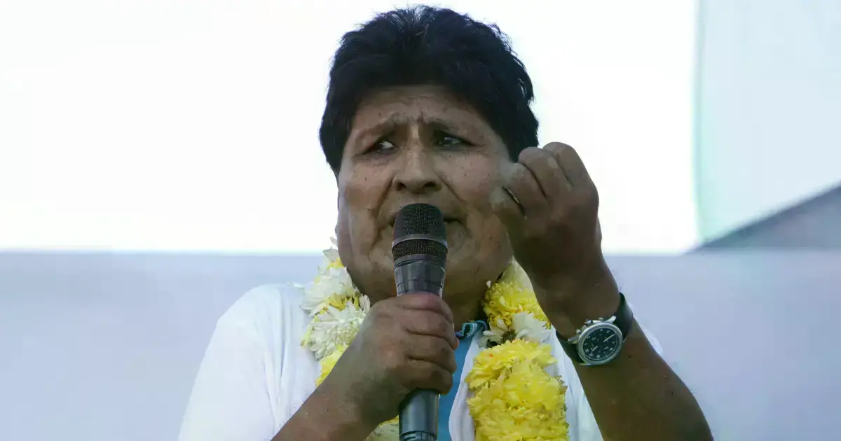 El expresidente Evo Morales
