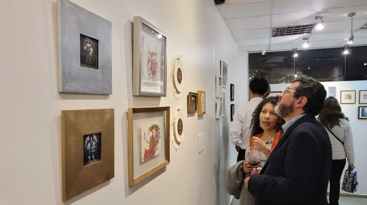 Inauguración de la exposición.