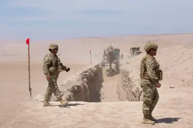 Los trabajos de Chile en la frontera con Bolivia.
