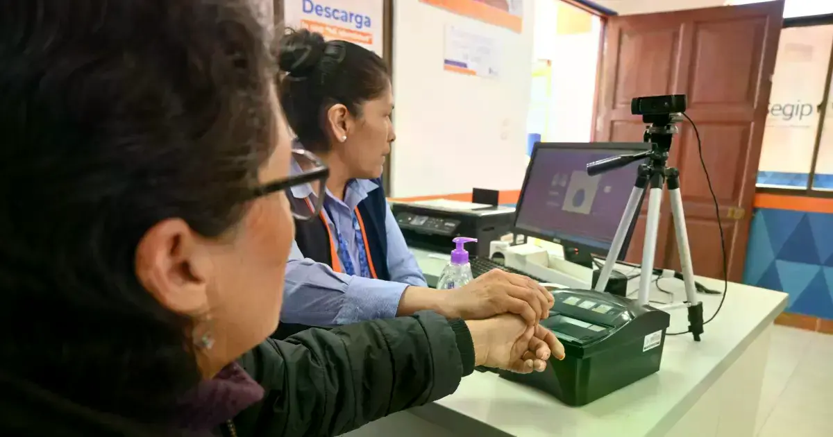 El trámite de las cédulas de identidad se realizan en cuestión de minutos