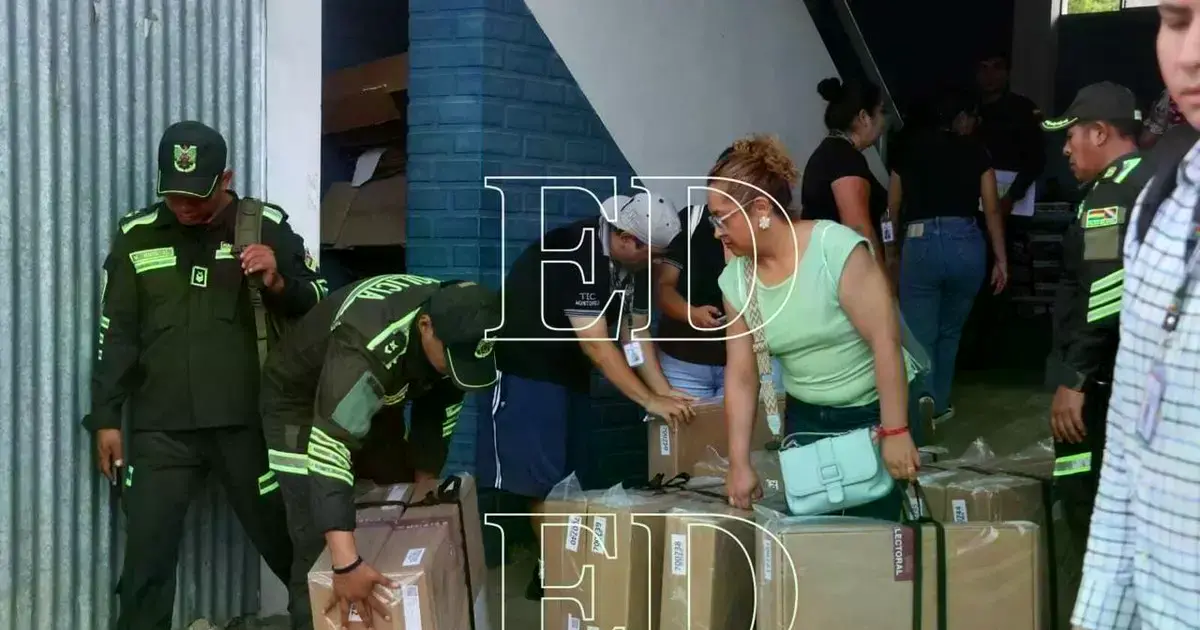 Policía resguardará el material electoral