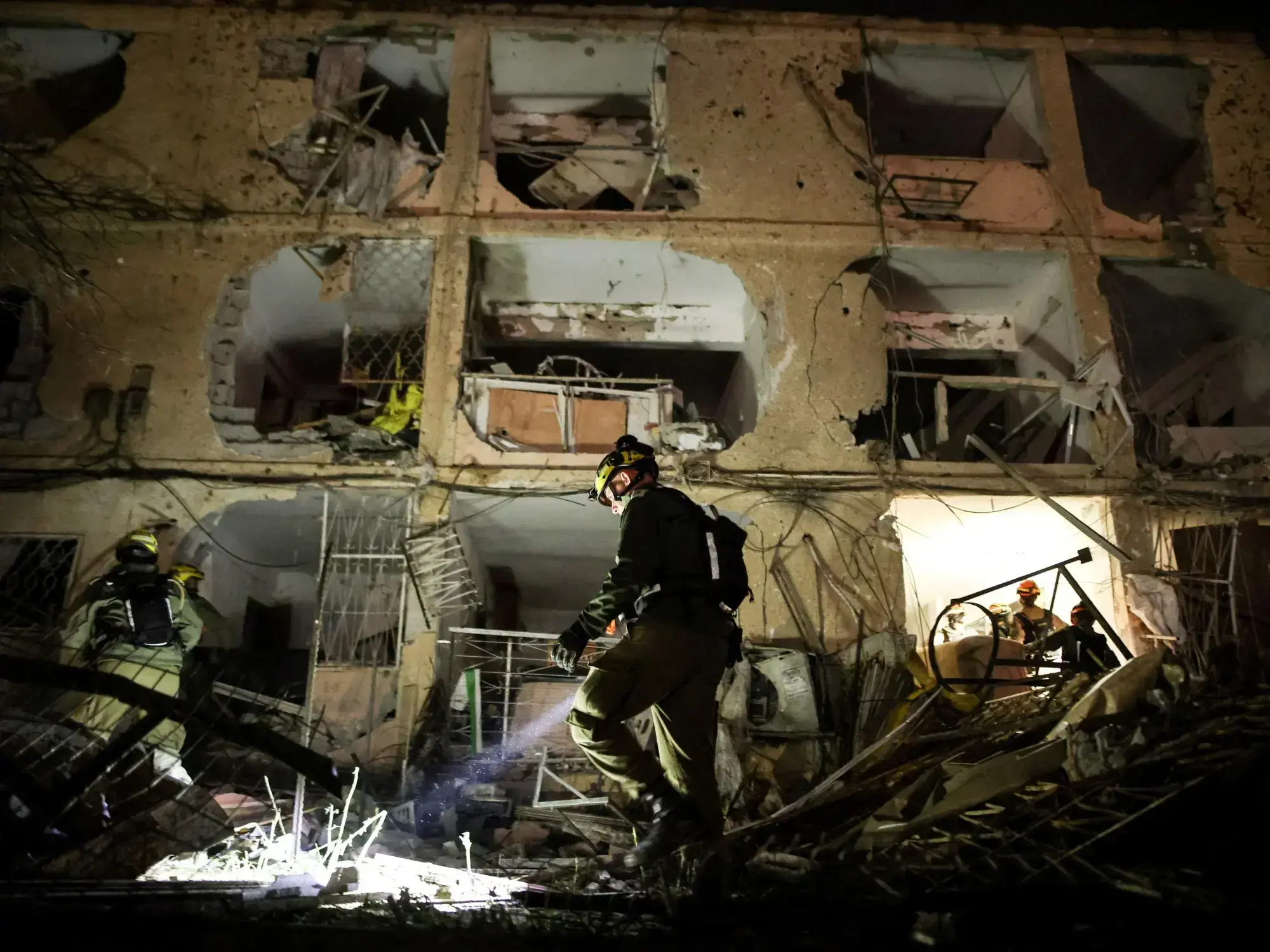 Al menos 50 heridos por el ataque de Irán a Dimona, en el sur de Israel.