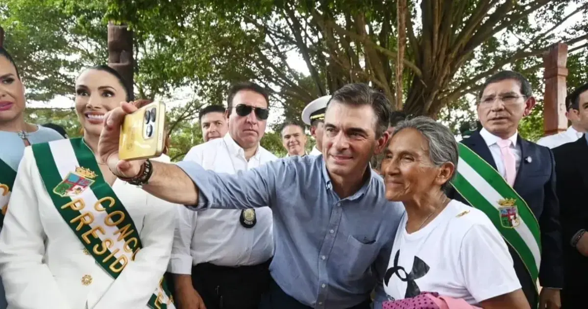 El presidente Rodrigo Paz Pereira