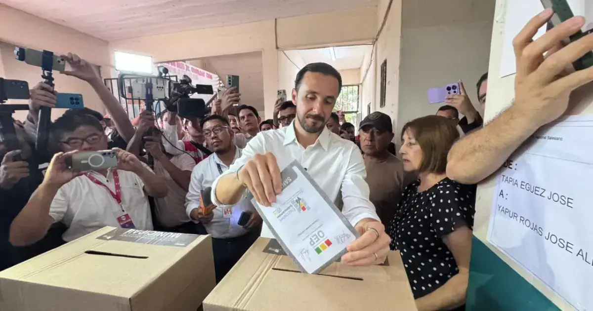 Juan Pablo Velasco, candidato a la Gobernación cruceña