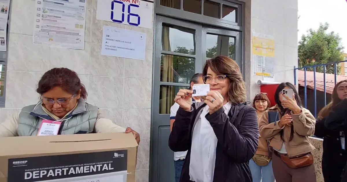 Rocío Molina, candidata a la Alcaldía de Cochabamba