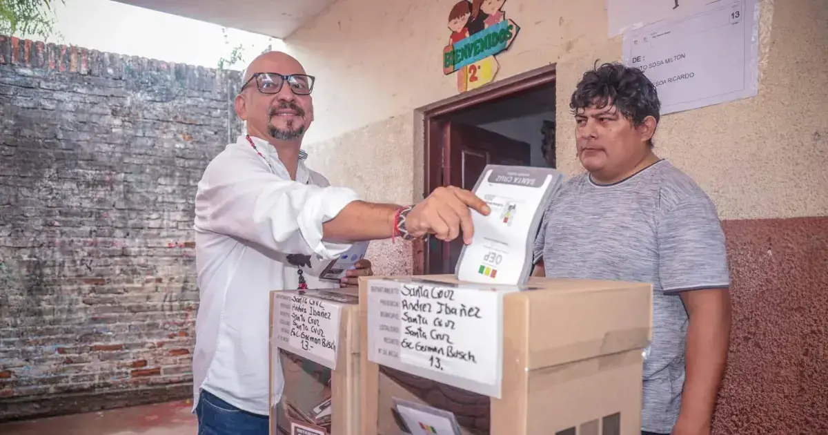Julio César Torrez, candidato a la Alcaldía de Santa Cruz de la Sierra.
