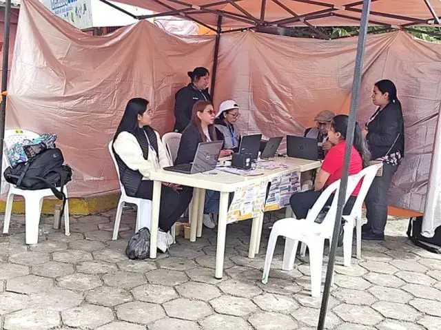 El punto de la Terminal de Buses.