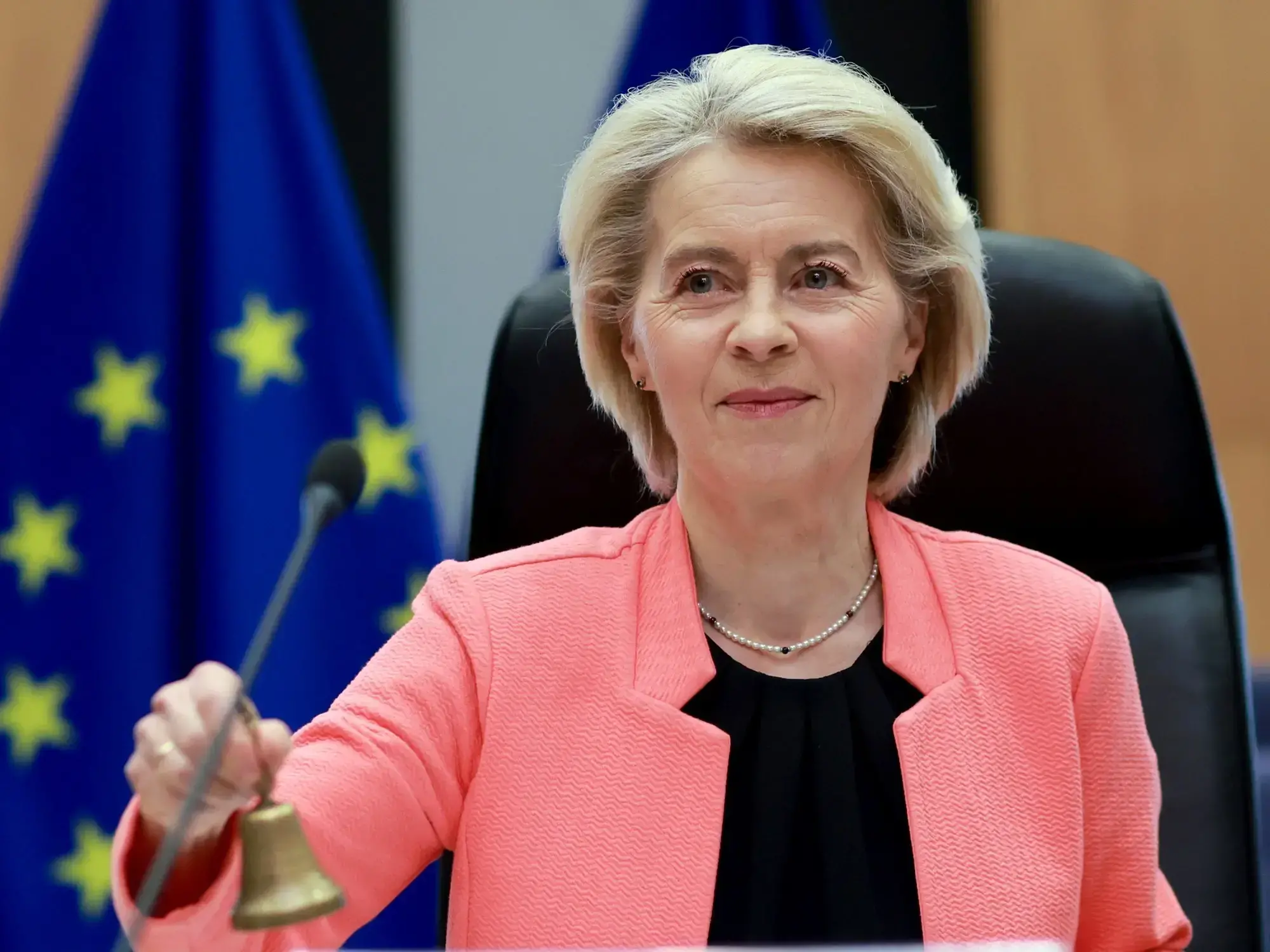 La presidenta de la Comisión Europea, Ursula von der Leyen.