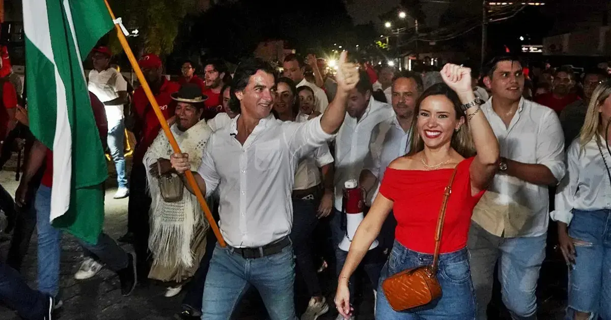 Manuel 'Mamén' Saavedra celebró tras su victoria en Santa Cruz.
