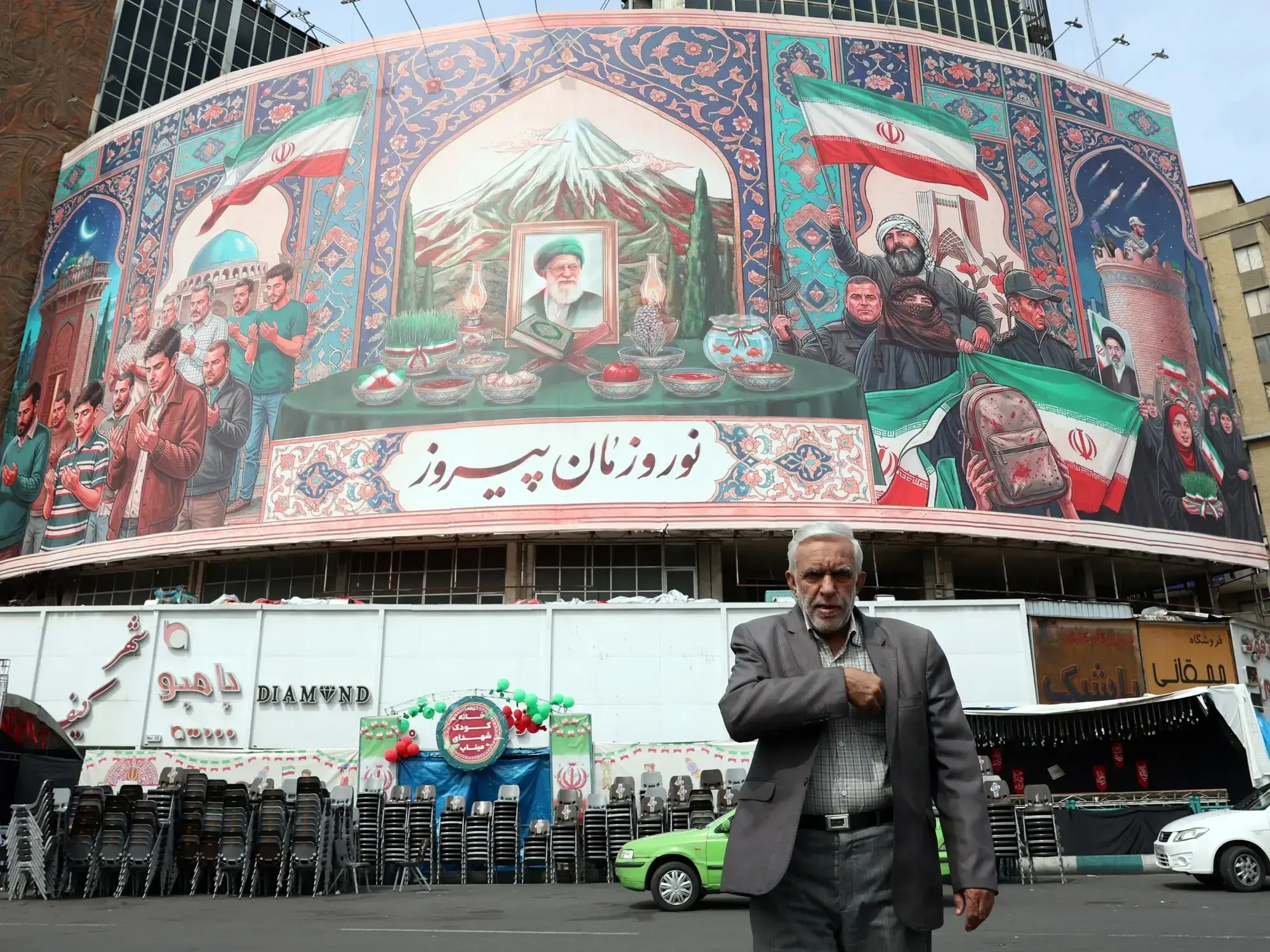 La Plaza Valise en Teherán.