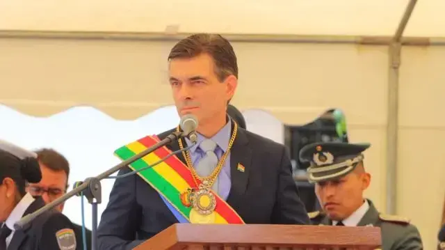 El presidente de Bolivia, Rodrigo Paz.