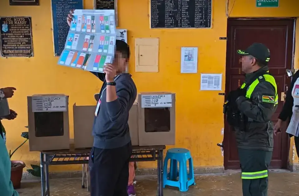 Imagen referencial de la votación del domingo.